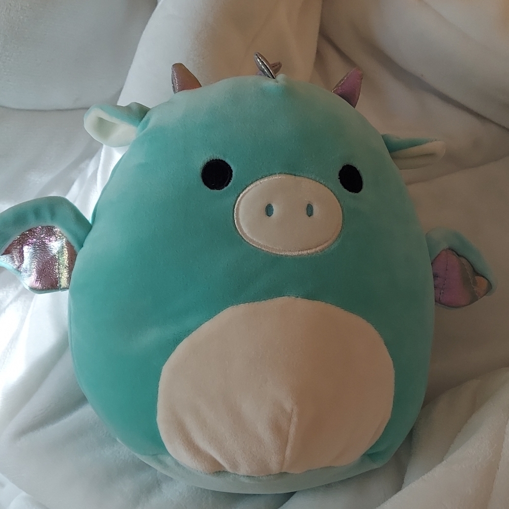 Miles the dragon. Squishmallow.
